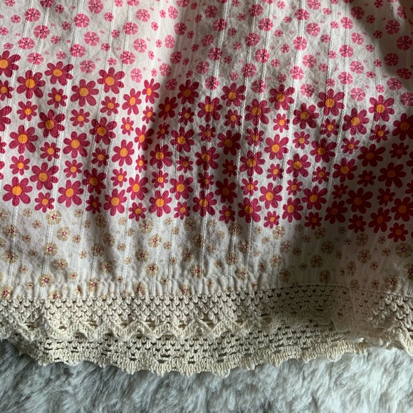 ‼️SOLD‼️Flowered halter sundress with crochet detailing. - Picture 2 of 4